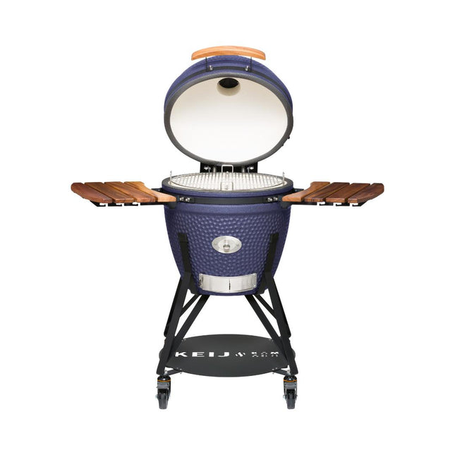 Keij Kamado Legend Large Blauw 21 Inch Walnoot