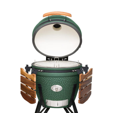 Keij Kamado Legend Large Groen 21 Inch Walnoot