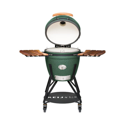 Keij Kamado Legend Large Groen 21 Inch Walnoot