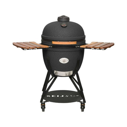 Keij Kamado Legend XLarge Mat Zwart 23 Inch Walnoot