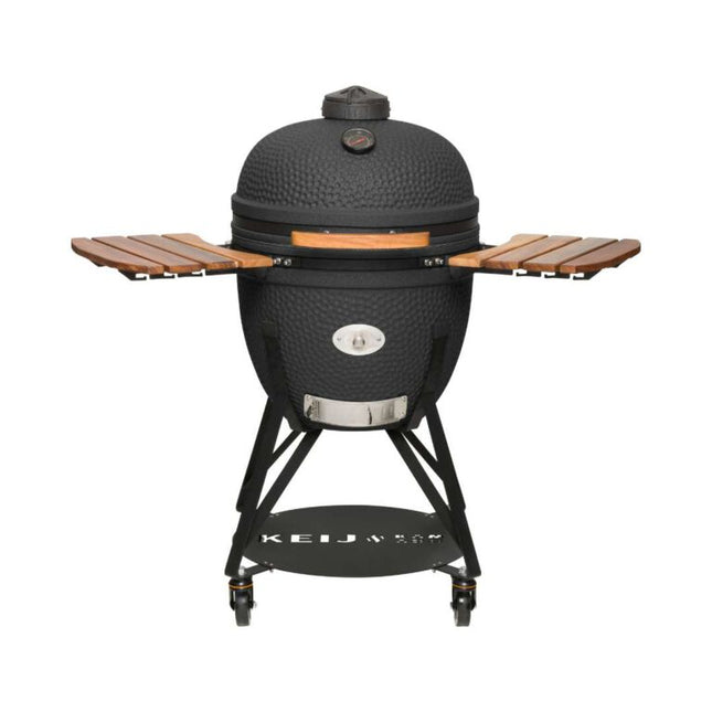 Keij Kamado Legend XLarge Mat Zwart 23 Inch Walnoot