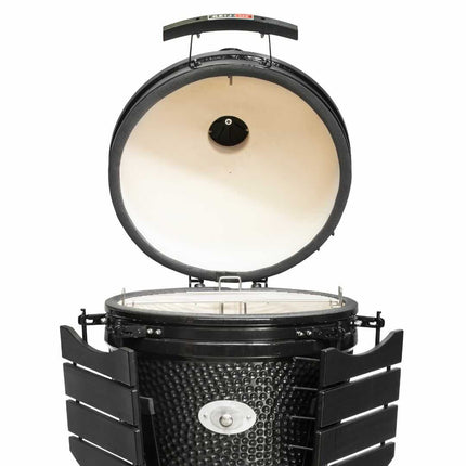 Keij Kamado Pro Large Glanzend Zwart  21 Inch