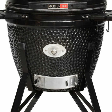 Keij Kamado Pro Large Glanzend Zwart  21 Inch