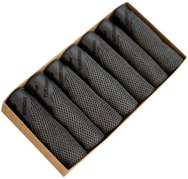 Klud wafel Vaatdoekjes 7 stuks - Charcoal