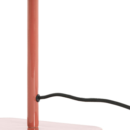 Light & Living, tafellamp ELENIE, 20x10x36 cm glans donker koraal