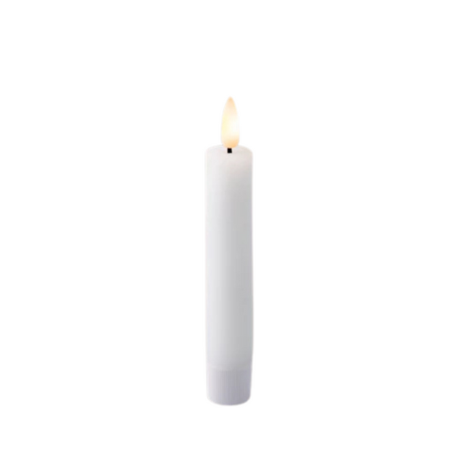 Lumineo LED dinerkaars wax - 2,2x14,5cm - wit
