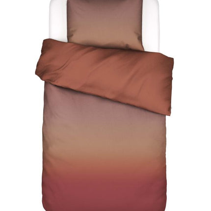Essenza Dekbedovertrek Lunare terracotta 240x200/220 cm