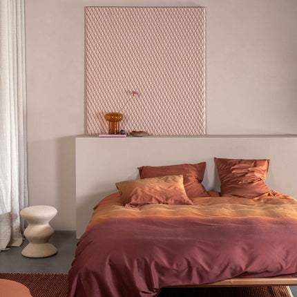 Essenza Dekbedovertrek Lunare terracotta 240x200/220 cm