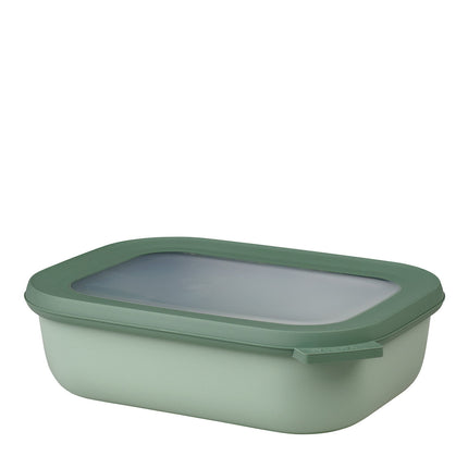 Mepal Cirqula Multikom Rechthoekig 1000 ml - nordic sage