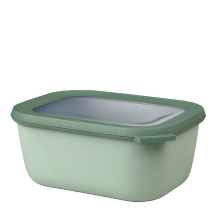 Mepal Cirqula Multikom Rechthoekig 1500 ml - nordic sage
