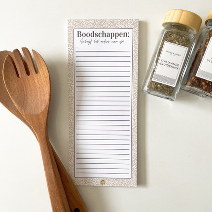 Notitieblok - Boodschappen