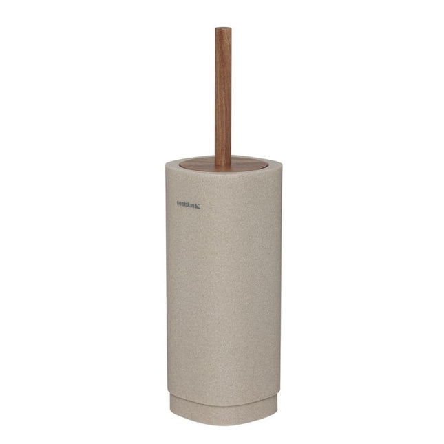 SEALSKIN YUNA toiletborstel beige met hout