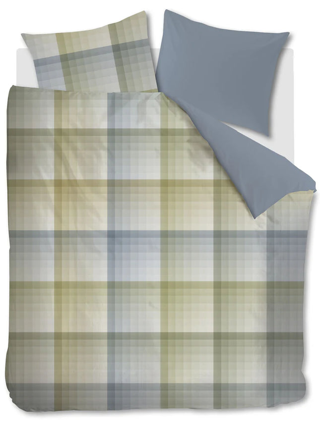 Bedding House Dekbedovertrek Sil Blue Green, 240x200/220 cm