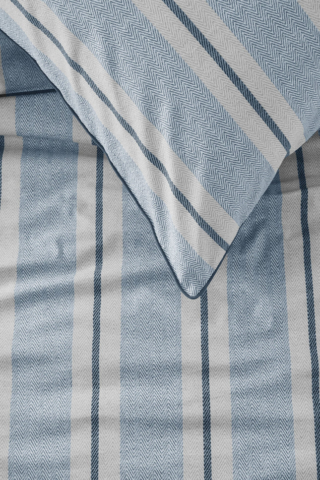 Riviera Maison Dekbedovertrek Silvan Blue 140x200/220 cm