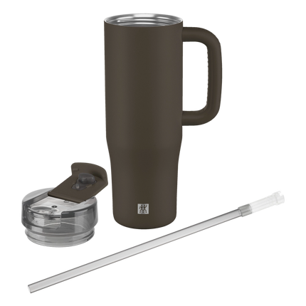 Zwilling J.A. Henckels Thermobeker met Rietje 900 ml - Chocolade