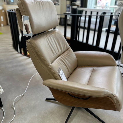 Cozy Homes Relaxfauteuil Harmon Medium Khaki Semi Leder