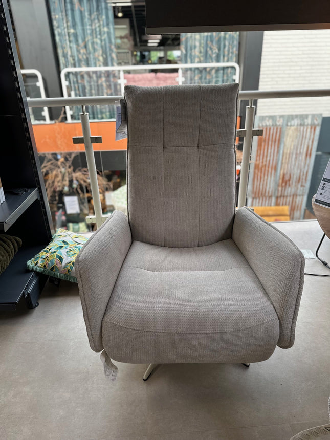 HK Fauteuil LIEKE 3 motoren + gaslift poot Polaris Greige PBV9