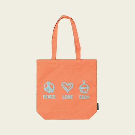 Big Green Egg Tote Bags Peach